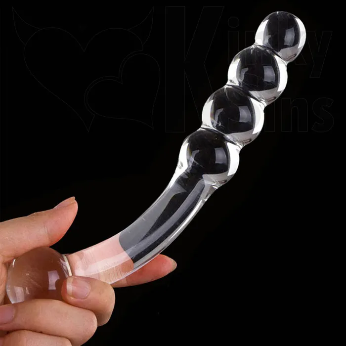 Dildos FREE SHIPPING Glass Balls Of Wonder Dildo