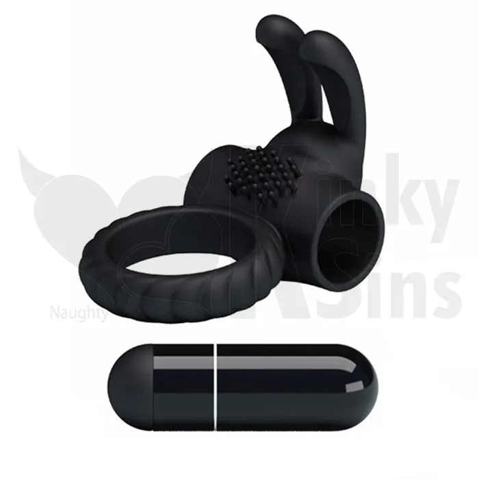 FREE SHIPPING Male Sex Toys | Vibrating Rabbit Master Cock Ring