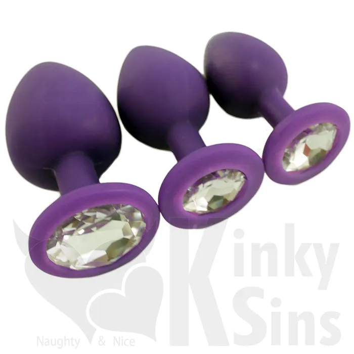 Jewels of Silicone Butt Plug Set | FREE SHIPPING Anal