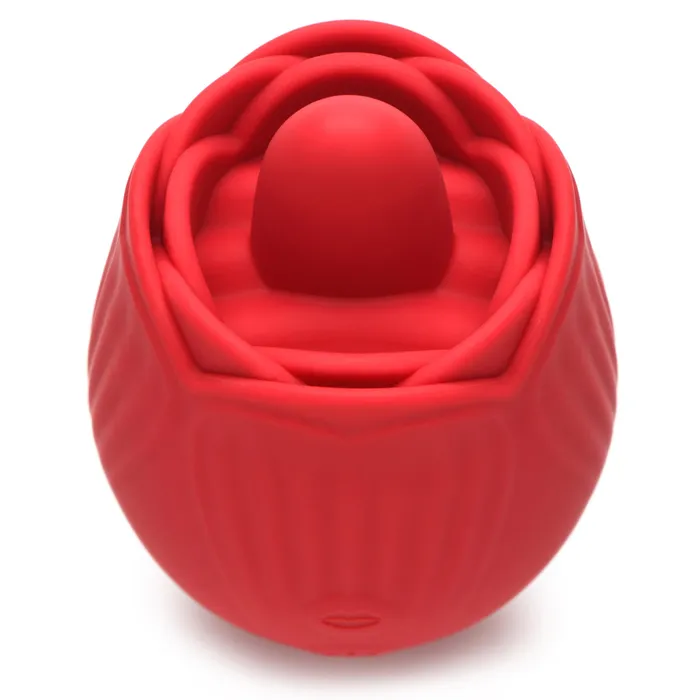 10x French Rose Licking And Vibrating Stimulator | XR Brands Vibrators