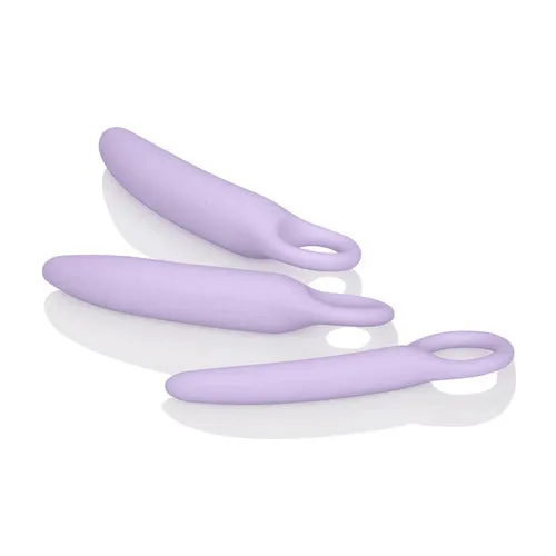 Anal | California Exotic Novelties Dr. Laura Berman - Alena Silicone Dilators 3 Piece Set - Purple
