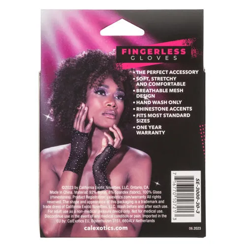 Anal | California Exotic Novelties Radiance Fingerless Gloves - Black