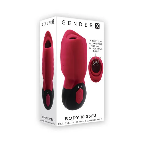 Anal Evolved Novelties Body Kisses Sucking Massager RedBlack