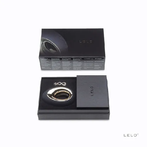 Anal LELO Alia Rechargeable Silicone Massager Black Insignia Line