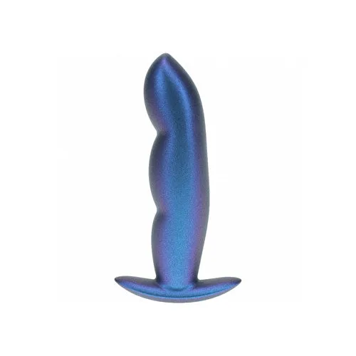 Anal | Shots America Ouch! - Finger Anal Plug - Silicone - Metallic Blue