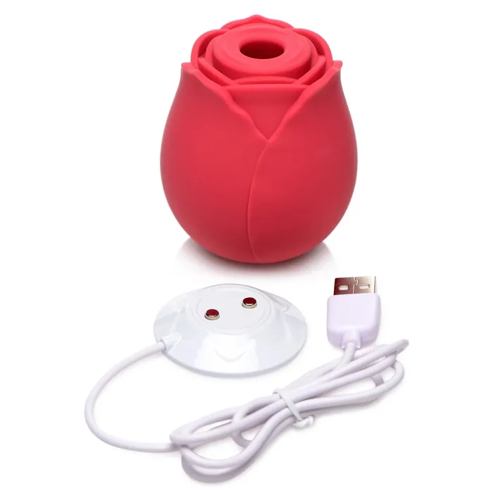 Bloomgasm Wild Rose 10x Silicone Clit Stimulator | XR Brands Female Sex Toys