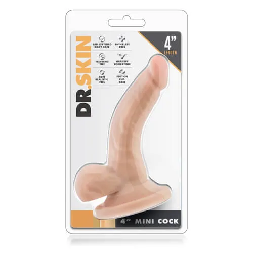 Blush Novelties Dildos | Realistic 4 Inch Suction Base Cock with Balls Blush Novelties Dildos | Realistic 4 Inch Suction Base Cock with Balls