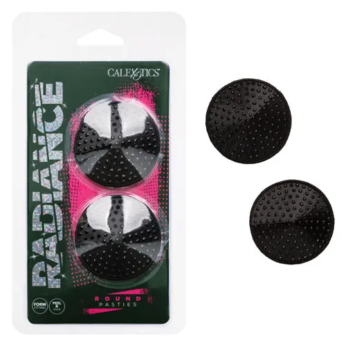 California Exotic Novelties Anal Radiance Round Pasties Black