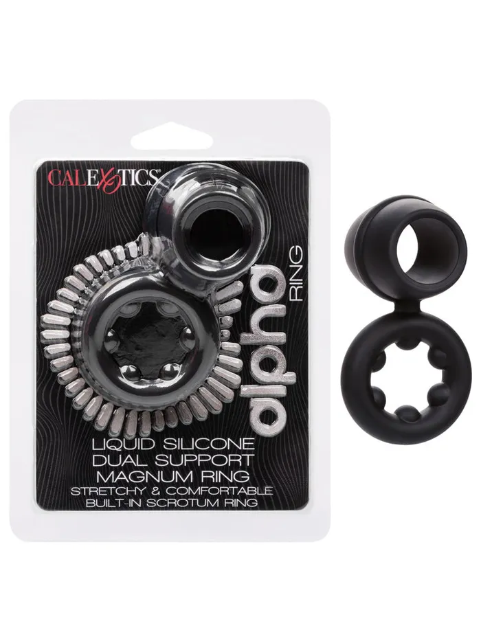 California Exotic Novelties Female Sex Toys Alpha Liquid Silicone Dual Magnum Ring California Exotic Novelties Female Sex Toys Alpha Liquid Silicone Dual Magnum Ring