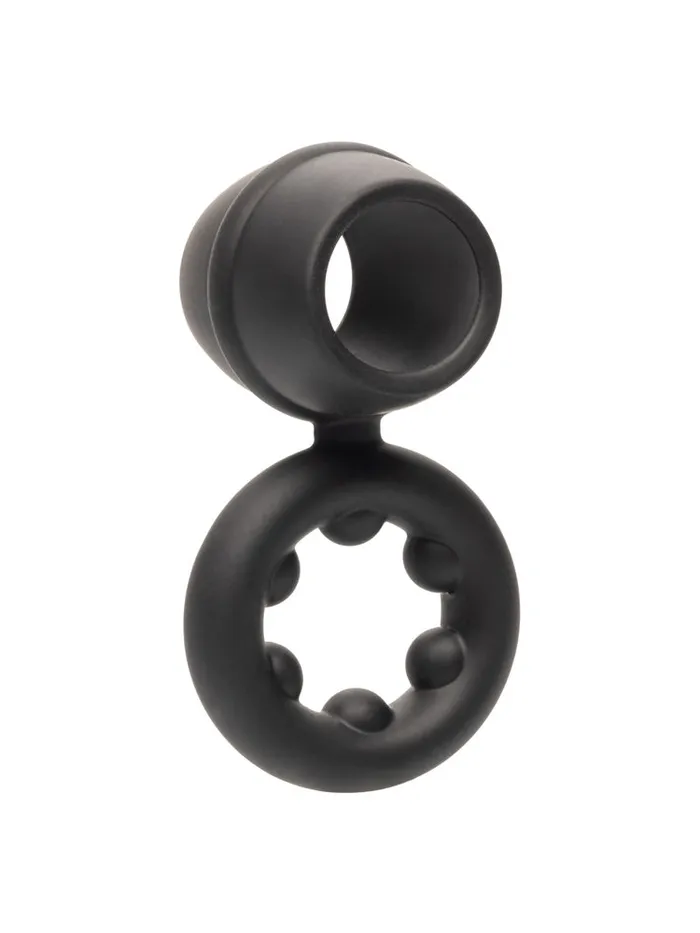 California Exotic Novelties Female Sex Toys | Alpha Liquid Silicone Dual Magnum Ring