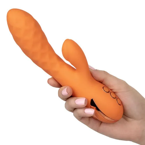 California Exotic Novelties Female Sex Toys | California Dreaming Newport Beach Babe Rechargeable Massager - Orange