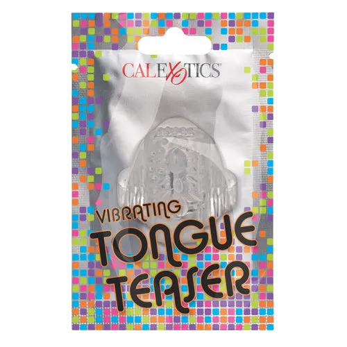 California Exotic Novelties Female Sex Toys Foil Pack Vibrating Tongue Teaser Clear California Exotic Novelties Female Sex Toys Foil Pack Vibrating Tongue Teaser Clear