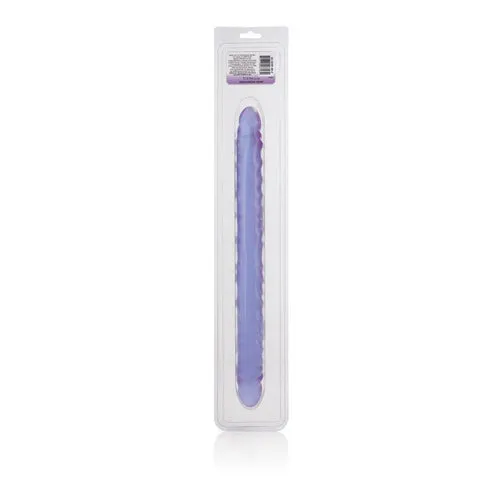 California Exotic Novelties Slim Jim Duo Veined Reflective Jelly 17