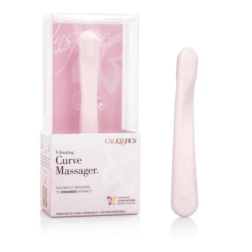 California Exotic Novelties Vibrators Inspire Vibrating Curve Massager Pink