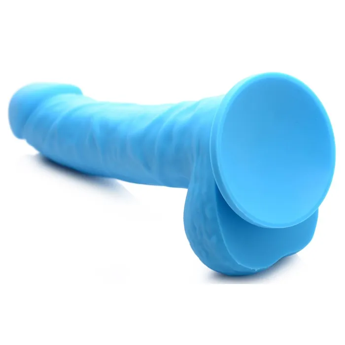 Curve Toys Dildos | 7 Inch Silicone Dildo With Balls