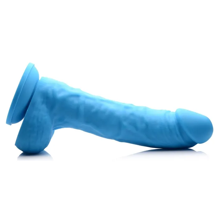 Curve Toys Dildos | 7 Inch Silicone Dildo With Balls