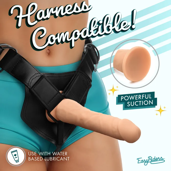 Curve Toys Dildos | Easy Riders 7 Inch Silicone Dildo - Light