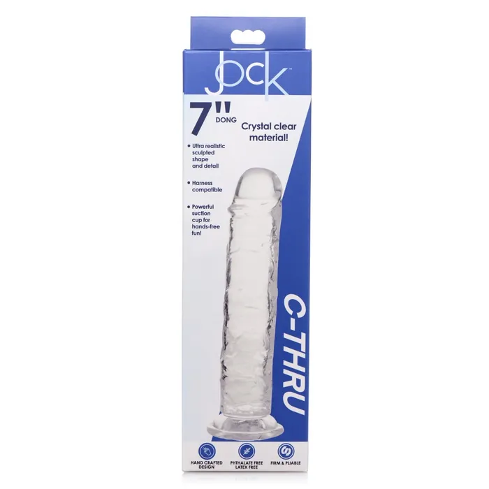 Dildos | Curve Toys Jock C-thru Dildo Dildos | Curve Toys Jock C-thru Dildo