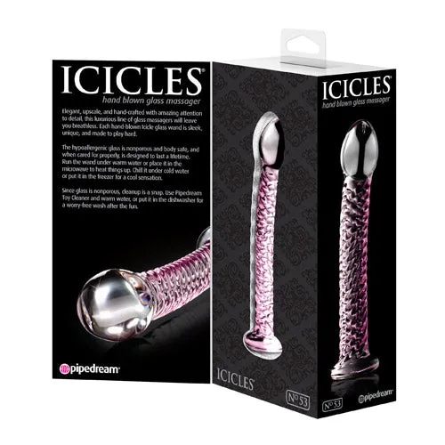 Dildos | Pipedream Products Icicles No 53 Hand Blown Glass Massager