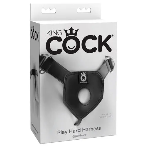 Dildos Pipedream Products King Cock Play Hard Harness Black