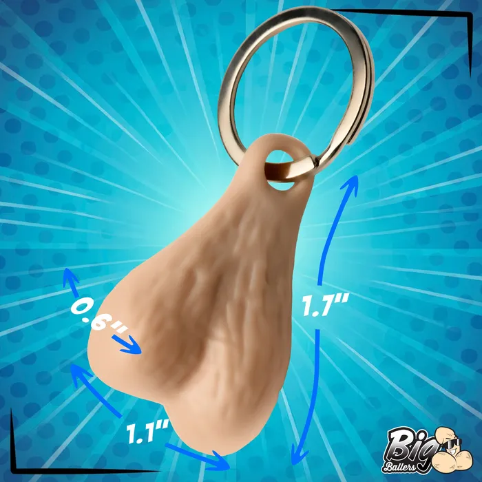 Dildos | XR Brands Big Ballers Keychain - Light
