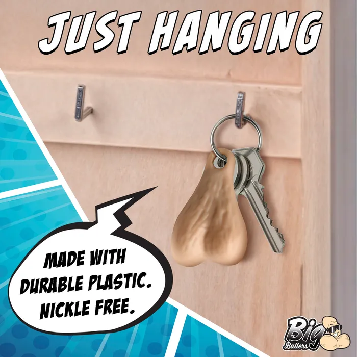 Dildos | XR Brands Big Ballers Keychain - Light