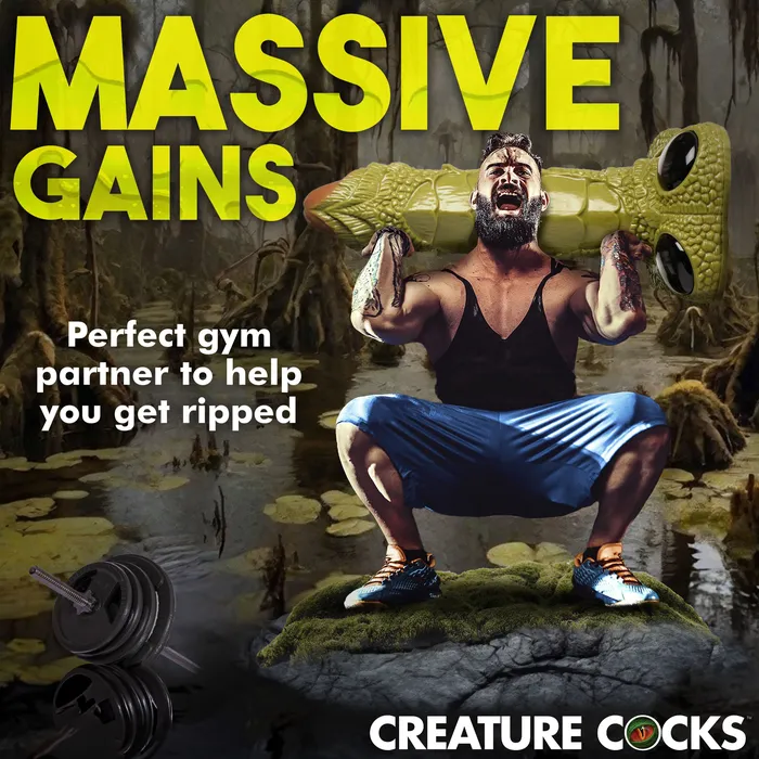 Dildos | XR Brands Scaly Swamp Monster 3 Foot Giant Dildo