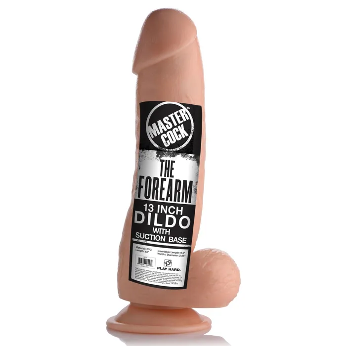 Dildos | XR Brands The Forearm 13 Inch Dildo With Suction Base Flesh