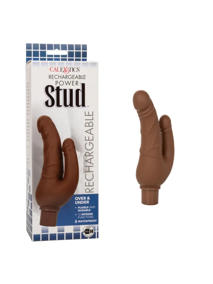 Female Sex Toys California Exotic Novelties Rechargeable Power Stud Over Under Brown Female Sex Toys California Exotic Novelties Rechargeable Power Stud Over Under Brown