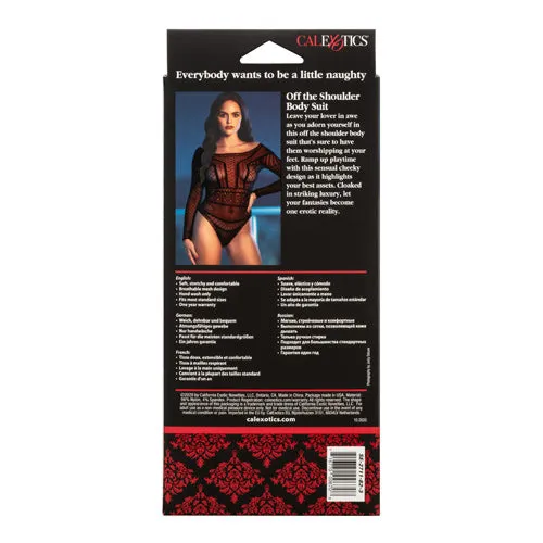 Female Sex Toys | California Exotic Novelties Scandal Off the Shoulder Body Suit