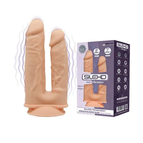 Female Sex Toys SilexD SilexD Realistic Vibrating Double Penetrator