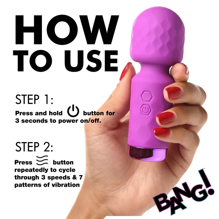 Female Sex Toys | XR Brands 10x Mini Silicone Wand -