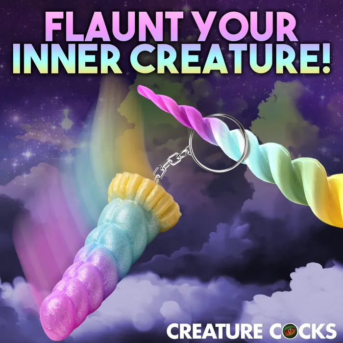 Female Sex Toys | XR Brands Mystique Unicorn Mini Dildo Key Chain