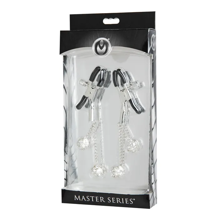 Female Sex Toys | XR Brands Ornament Adjustable Nipple Clamps With Jewel Accents