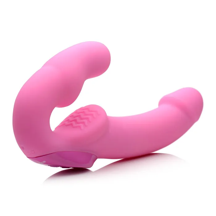 Female Sex Toys | XR Brands Urge Silicone Strapless Strap On With Remote