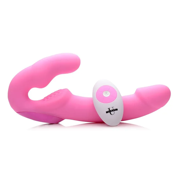 Female Sex Toys | XR Brands Urge Silicone Strapless Strap On With Remote