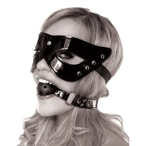 Fetish Fantasy Limited Edition - Masquerade Mask & Ball Gag Black | Pipedream Products Couples