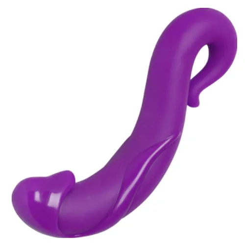 Fun Factory CURVE Silicone Non-Vibrating Dildo/Stubs - Violet | Vibrators