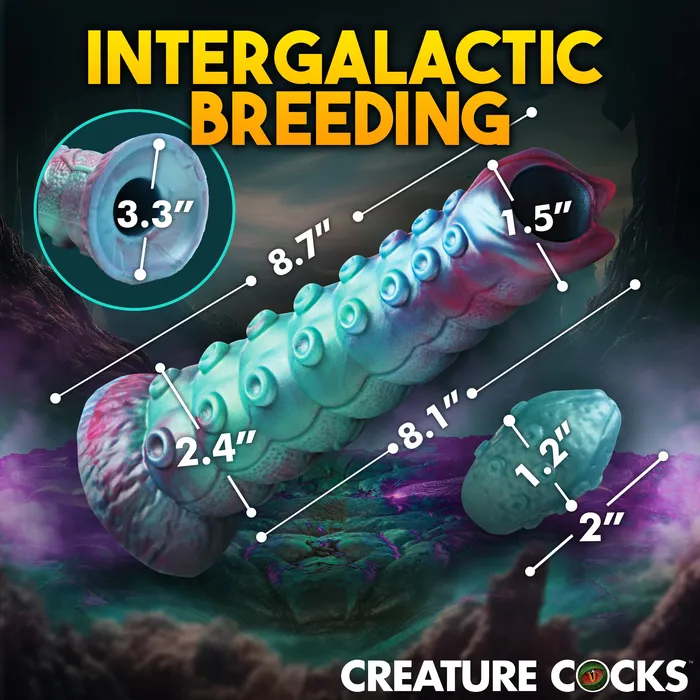 Galactic Breeder Ovipositor Silicone Dildo | XR Brands Dildos