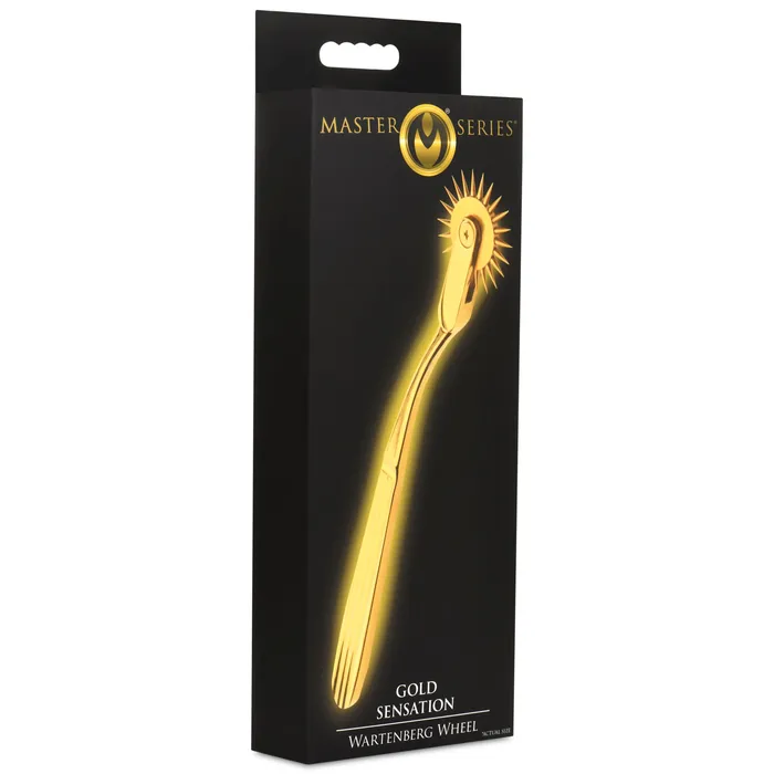 Gold Sensation Wartenberg Wheel | XR Brands Vibrators