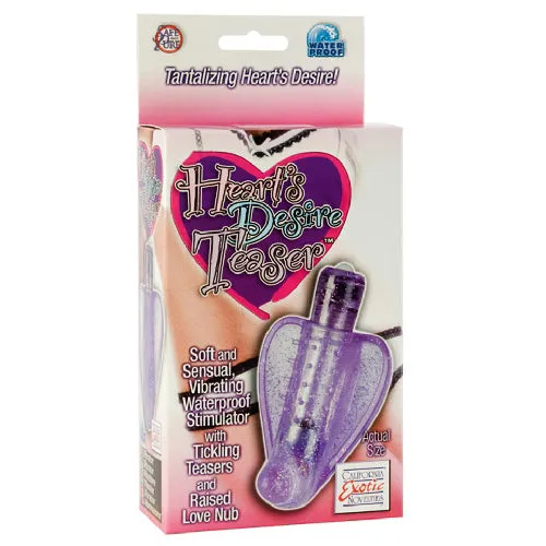 Hearts Desire Teaser Clitoral Stimulator Purple California Exotic Novelties Vibrators