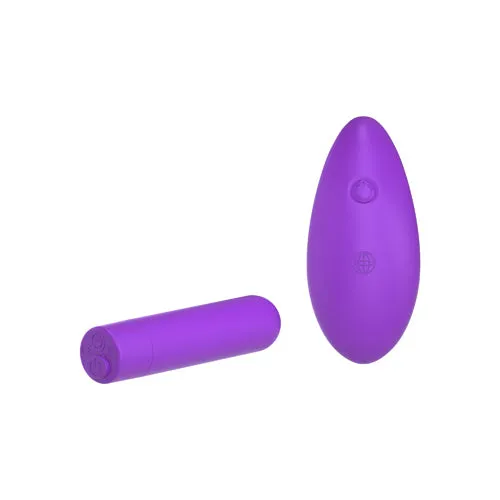 Her Fantasy Collection Her Rechargeable Remote Control Bullet - Purple | Pipedream Products Female Sex Toys