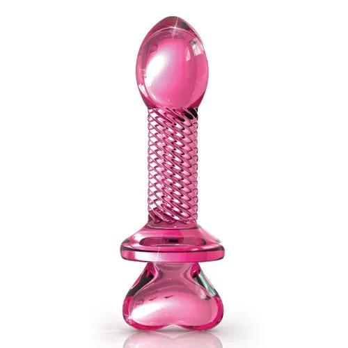 Icicles - No. 82 - 6 inch Handcrafted Glass Anal Probe - Pink | Pipedream Products Anal