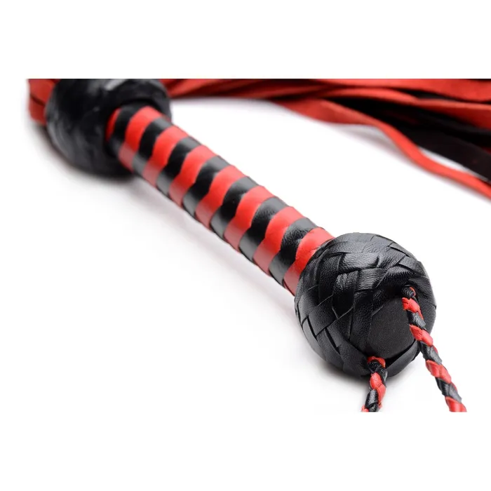 Isabella Sinclaire Black And Red Suede Flogger | XR Brands Anal