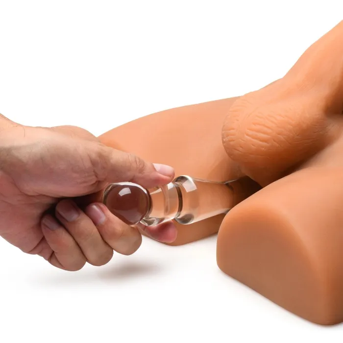 Jock Male Ass Masturbator With Posable Dildo | Curve Toys Male Sex Toys