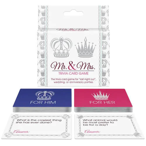 Kheper Games Mr Mrs Trivia Card Game Games