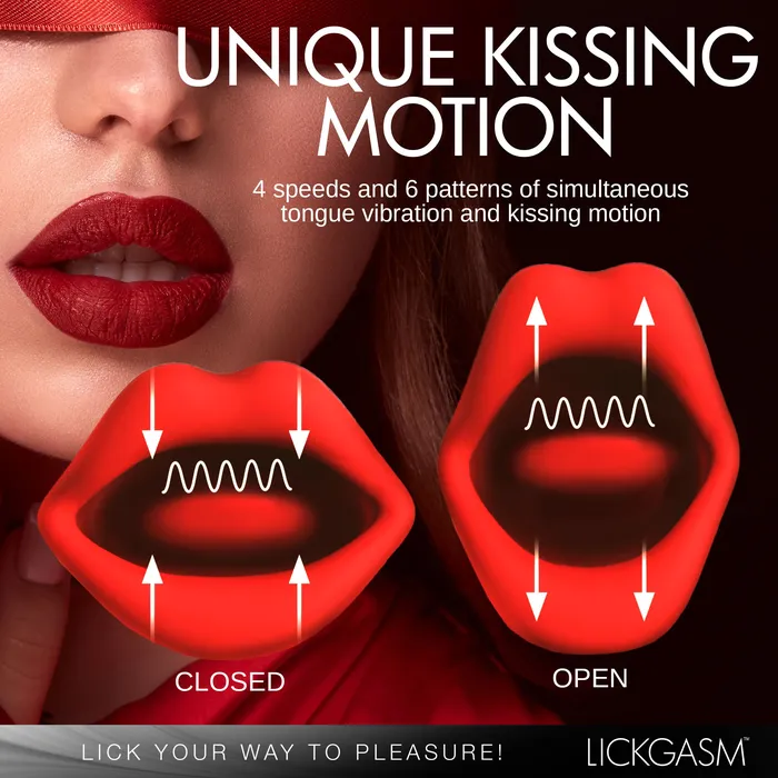 Kiss And Tell Mini Kissing And Vibrating Clitoral Stimulator | XR Brands Female Sex Toys