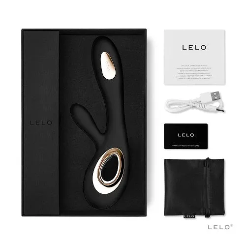 Lelo Vibrators | Lelo Soraya Wave Dual Action Vibrator Black