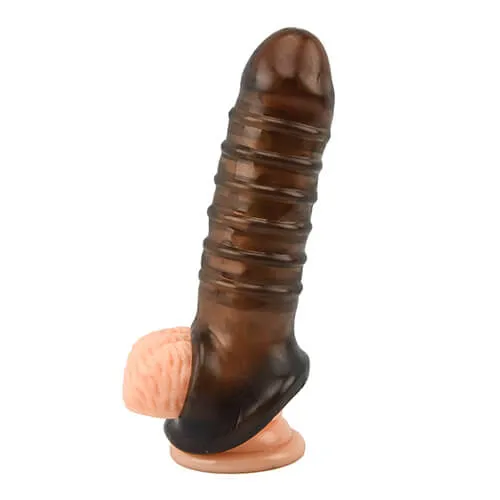 Loving Joy Boss Textured Penis Sleeve with Ball Loop | Loving Joy Male Sex Toys Loving Joy Boss Textured Penis Sleeve with Ball Loop | Loving Joy Male Sex Toys