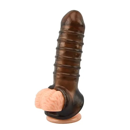 Loving Joy Boss Textured Penis Sleeve with Ball Loop | Loving Joy Male Sex Toys Loving Joy Boss Textured Penis Sleeve with Ball Loop | Loving Joy Male Sex Toys